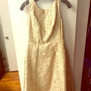 Gold Nicole Miller Cocktail Dress, size 2